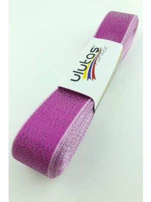 Ulutaş Fuşya Simli Kurdele 2,5 cm