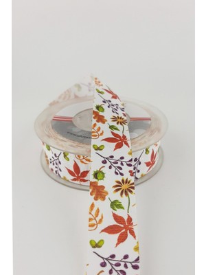 Ulutaş Zeytin Dalı Desenli Grogren Kurdele 2,50 cm 20 mt