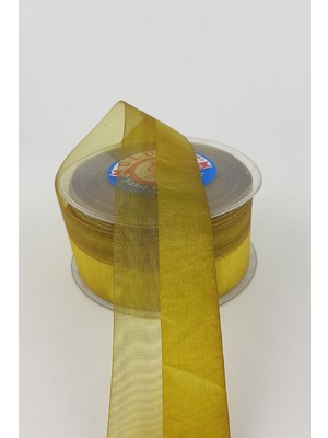 Ulutaş Hardal Sarısı Su Yolu Kurdele 4 cm