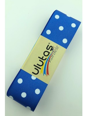 Ulutaş Grogren 4 cm  Kurdele Puantiyeli