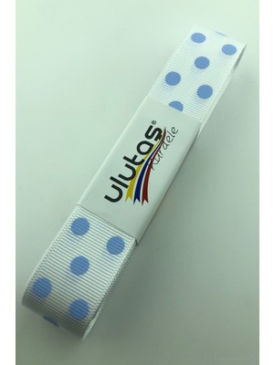 Ulutaş Kurdele Puantiyeli Grogren 2.5 cm
