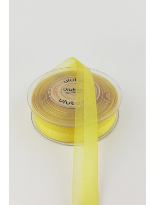 Ulutaş Koyu Sarı Su Yolu Kurdelesi 2,5 cm