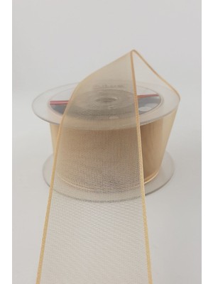 Ulutaş Sütlü Kahve Düz Şifon Kurdele 20 mt