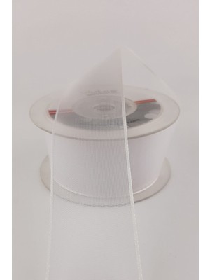 Ulutaş Beyaz Düz Şifon Kurdele 20 mt