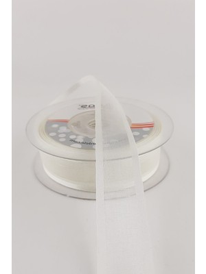 20 mt Geniş Organzeli Saten Kurdele 2,5 cm