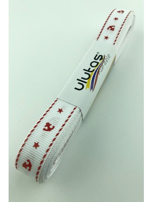 Ulutaş Çapa Desenli Grogren Kurdele 1,5 cm
