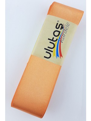 Ulutaş Saten Turuncu Kurdele 4 cm 10 mt