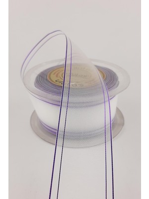 Ulutaş Lila Renkli Sim Şifon Kurdele 20 mt
