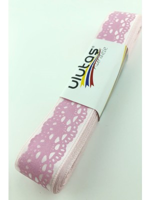 Ulutaş Desenli Saten Kurdele 2,5 cm