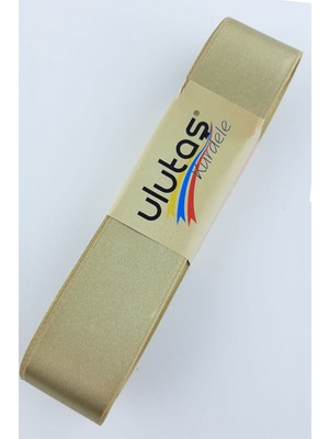 Ulutaş Açık Kapiçino Saten Kurdele 3 cm 10 mt