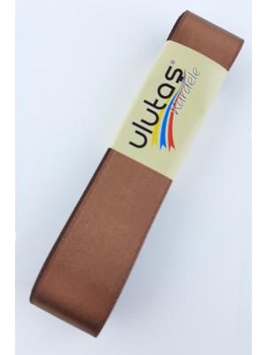 Ulutaş Kahverengi Saten Kurdele 3 cm 10 mt