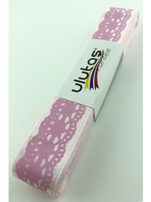 Ulutaş Desenli Saten 2,5 cm Kurdele