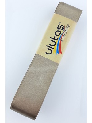 Ulutaş Kapiçino Saten Kurdele 3 cm 10 mt
