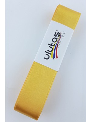 Ulutaş Koyu Sarı Saten Kurdele 3 cm 10 mt