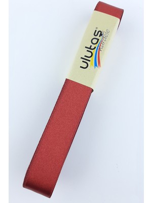 Hayalperest Boncuk Bordo Saten Kurdele 2 cm 10 mt