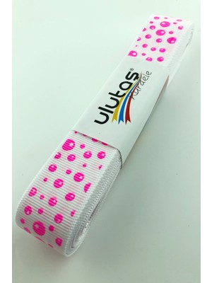 Ulutaş Puanlı Baskı Grogren 2,5 cm Kurdele