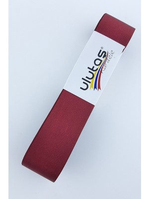 Ulutaş Bordo Grogren Kurdele 3 cm 10 mt