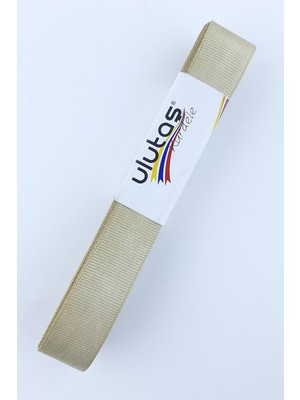Ulutaş Bej Rengi Grogren Kurdele 2 cm 10 mt