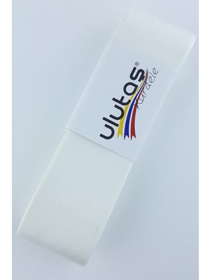 Ulutaş Krem Grogren Kurdele 4 cm 10 mt