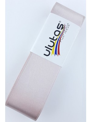 Ulutaş Koyu Pudra Saten Kurdele 4 cm 10 mt