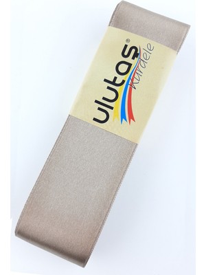 Ulutaş Koyu Vizon Saten Kurdele 4 cm 10 mt