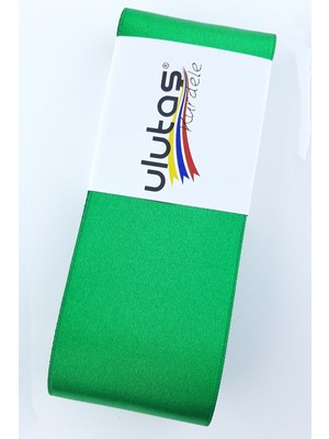 Ulutaş Yeşil Saten Kurdele 6 cm 10 mt