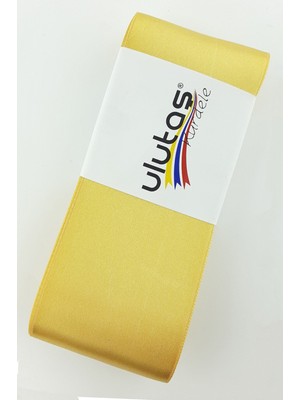 Ulutaş Saten Koyu Sarı Kurdele 6 cm 10 mt