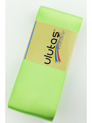 Ulutaş Açık Yeşil Saten Kurdele 6 cm 10 mt