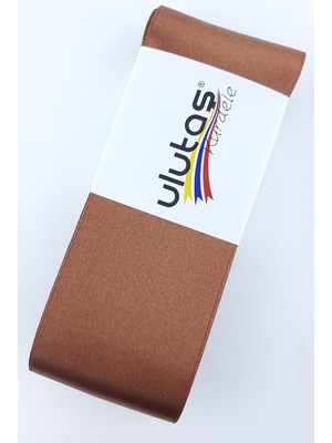 Ulutaş Kahve Saten Kurdele 6 cm 10 mt