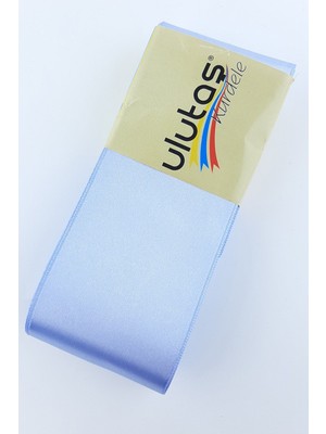 Ulutaş Açık Buz Mavi Saten Kurdele 6 cm 10 mt