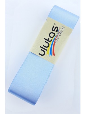 Ulutaş Bebe Mavi Saten Kurdele 4 cm 10 mt