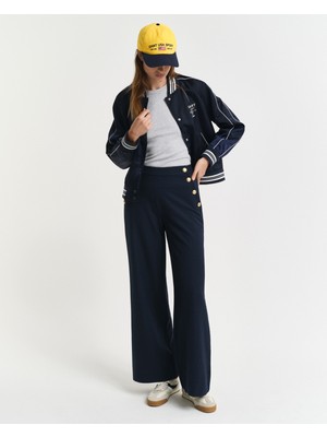 Gant Kadın Lacivert Straight Fit Pantolon 4150358.433