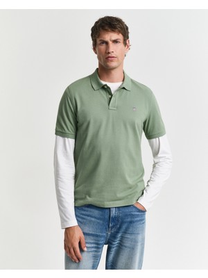 Gant Erkek Yeşil Regular Fit Polo 2210.362