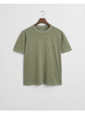 Gant Erkek Yeşil Regular Fit Bisiklet Yaka T-Shirt 2003323.362