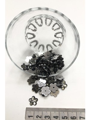 Hayalperest Boncuk Füme Papatya Plastik Dikme Taş 20 gr