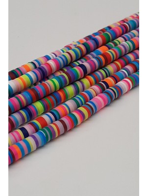 Hayalperest Boncuk Rengarenk Fimo Hamur Boncuk 6mm