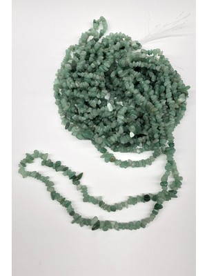 Hayalperest Boncuk Yeşil Çakıl Taşı Boncuk