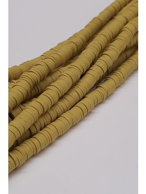 Hayalperest Boncuk Hardal Fimo Hamur Boncuk 6mm