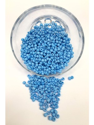 Hayalperest Boncuk Bebe Mavi Kum Boncuk 4 mm 50 gr