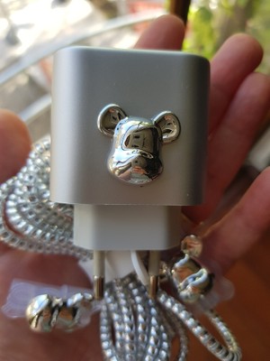 Brokoli Home Apple iPhone 18W/20W Uyumlu Şarj Kılıfı, Şarj Kablosu Örme Aparatı, Kablo Koruyucu Aparatı, Toparlayıcı