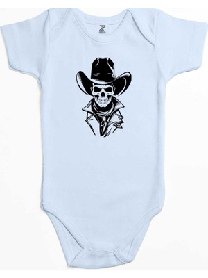 Z zepplin Mr. Kovboy Mavi Renk Bebek Body Zıbın