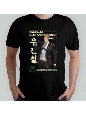Pixxa Solo Leveling Unisex %100 Pamuklu Bisiklet Yaka T-Shirt Model 8