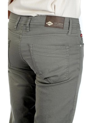 Lee Cooper Jagger Normal Bel Dar Kesim Düz Paça Haki Erkek Pantolon