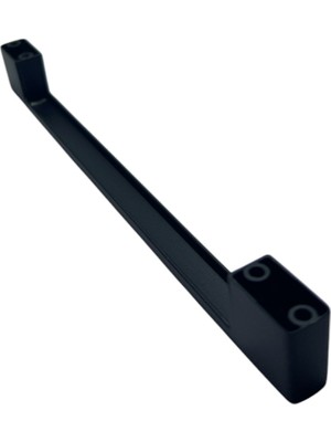 Irk Metal Deyhome  5 Adet Mobilya Kale Model Siyah Mat Kulp (Zamak Metal)Mutfak Çekmece Kapak Kulbu