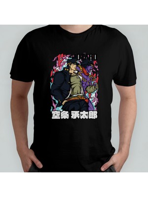 Pixxa Jojo's Bizarre Adventure Unisex %100 Pamuklu Bisiklet Yaka T-Shirt Model 3