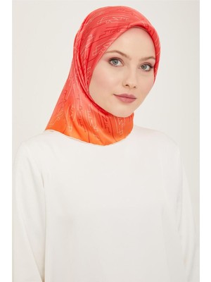 Sura Ipek Eşarp 24YA9142 -  81- Nar Çiçeği