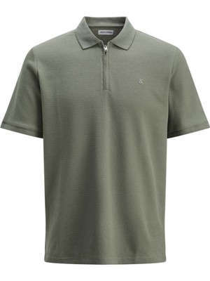 Jjeaustın Yarım Fermuarlı Polo Tişört 12279177