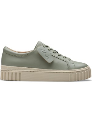 Clarks Yeşil Kadın Sneaker 26181208