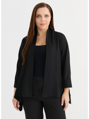 Selen Normal Siyah Kadın Ceket 25YSL1482-BB