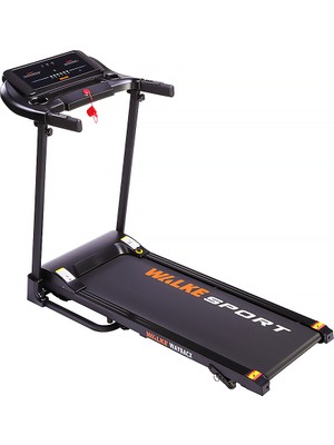 Walke Waybacx Koşu Bandı 2 HP Manuel Eğim 0-12 Km/s Katlanabilir Bluetooth Nabız Ölçer ve Hoparlörlü